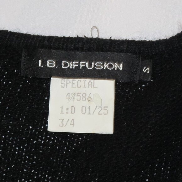 Holiday black silk/angora blend sweater   S - Picture 2 of 9